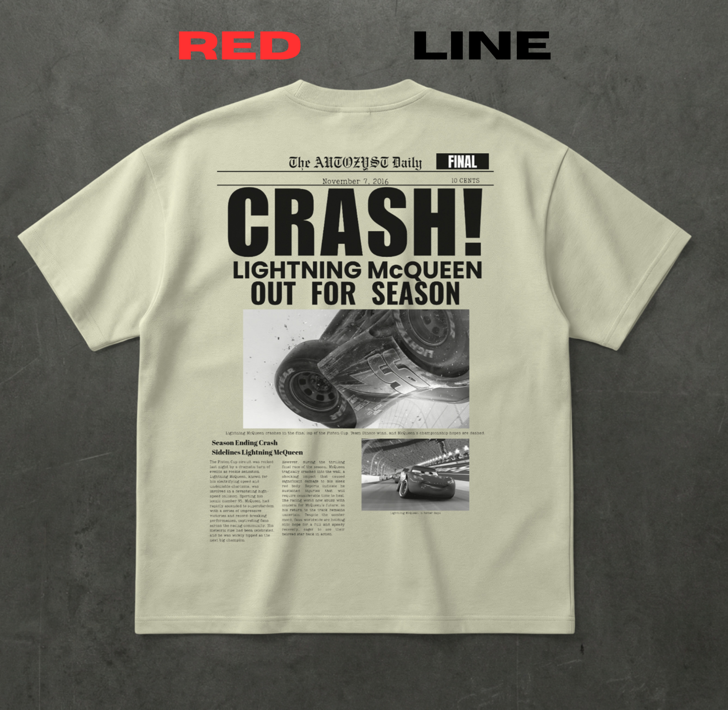 A LEGEND Tee — Lightning McQueen | Redline Collection